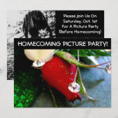 High School Pre Dance Afbeelding Party Kaart (Voorkant / Achterkant)