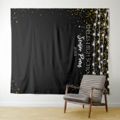 High School Prom Achtergrond sterrennacht sterrens Wandkleed (In Situ (horizontaal))