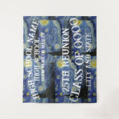 High School Reunion 2024 Verjaardag Vakantie Wandkleed (Voorkant)