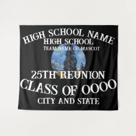 High School Reunion 2024 Verjaardag Vakantie Wandkleed