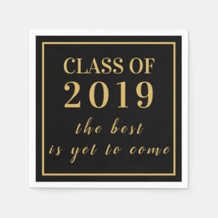 High School Reunion Afstuderen Klasse 2019 Servet