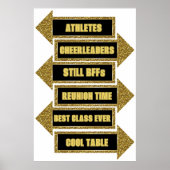 High School Reunion Arrow Props Kit Pos Poster (Voorkant)
