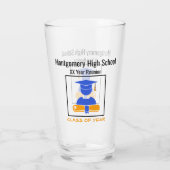 High School Reunion Custom Blue-Sinaasappel Glas (Achterkant)