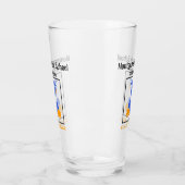 High School Reunion Custom Blue-Sinaasappel Glas (Links)