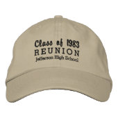 High School Reunion Klasse van Custom School Naam Pet (Voorkant)