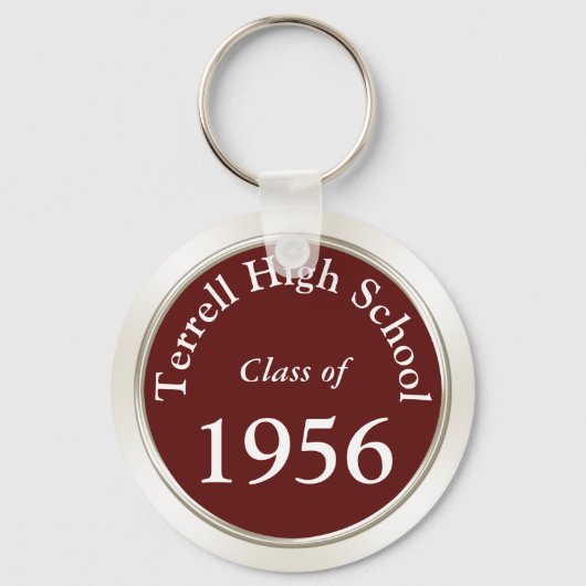 High School Reunion Souvenirs Sleutelhanger (Voorkant)