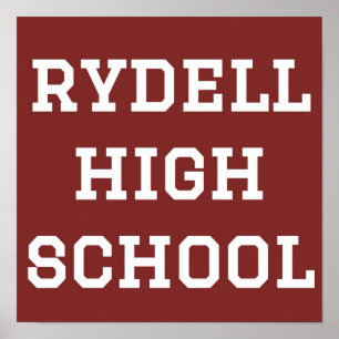 High School Rydell Poster