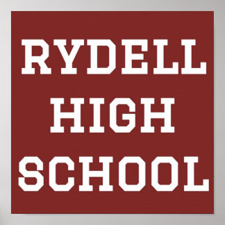 High School Rydell Poster