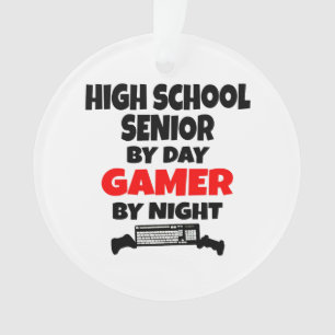 High School Senior door Day Gamer bij nacht Ornament