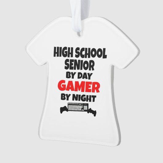 High School Senior Gamer Ornament (voorkant)