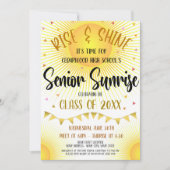 High School Senior Sunrise Event Uitnodiging (Voorkant)