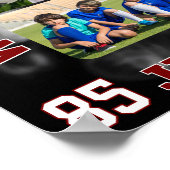 High School Soccer Team Sports Photo Collage Poster (Hoek)