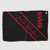 High School Speler Golf Handdoek (Horizontaal)