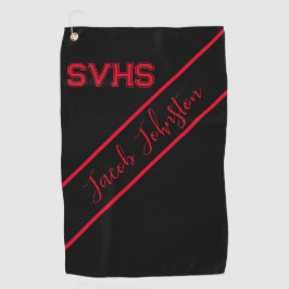 High School Speler Golf Handdoek