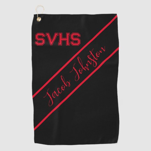 High School Speler Golf Handdoek (Voorkant)