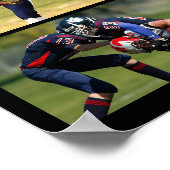 High School Sports Senior 13 Photo Collage Afstude Poster (Hoek)