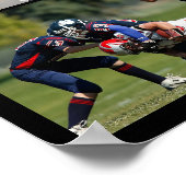 High School Sports Senior 8 Photo Collage Afstudee Poster (Hoek)