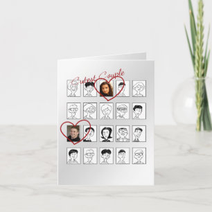 High School Sweethearts Valentijn Wenskaart Feestdagen Kaart