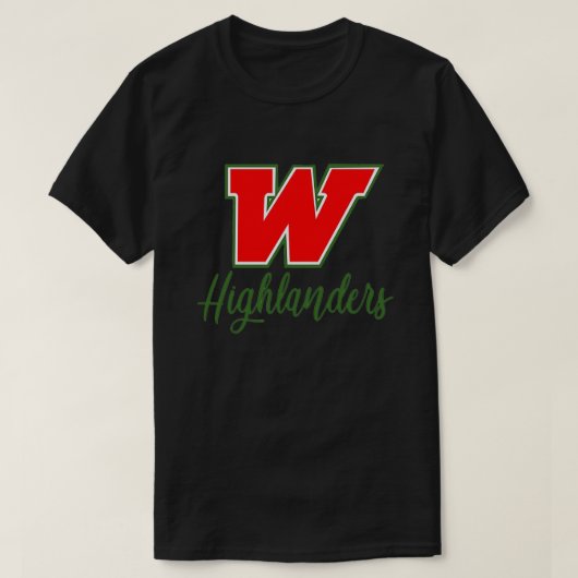 High School Woodlands T-shirt (Design voorkant)