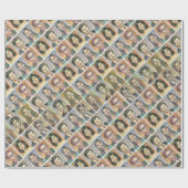 High School Yearbook Photo Wrapping Paper Cadeaupapier (Vlak)