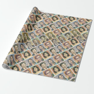 High School Yearbook Photo Wrapping Paper Cadeaupapier