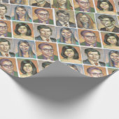 High School Yearbook Photo Wrapping Paper Cadeaupapier (Hoek)