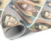 High School Yearbook Photo Wrapping Paper Cadeaupapier (Rol Hoek)