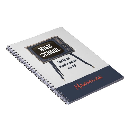 High School ziet er zo veel koeler uit op tv grapp Notitieboek (Rechterzijde)