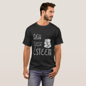 High Shelf Esteem Grappig Boek Club Reader Gezegde T-shirt (Voorkant volledig)