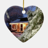 High Sierra Vakantie Keramisch Ornament (Achterkant)