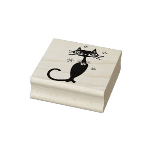 High Society Cat Art Stempel