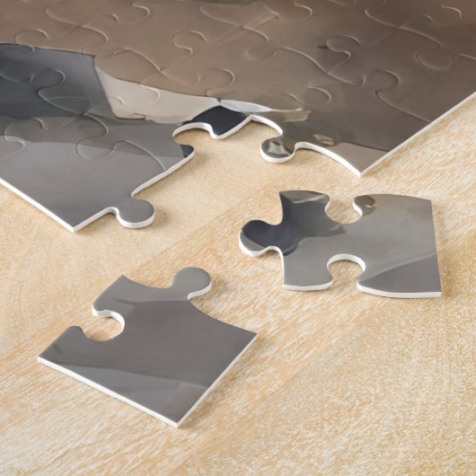 High-Speed avontuur in een levendig berglandschap Legpuzzel (Zijkant)