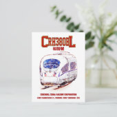 High-Speed CRH380BL China Railway elektrische trei Briefkaart (Staand voorkant)