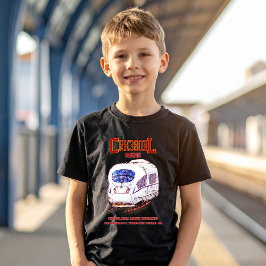 High-Speed CRH380BL China Railway elektrische trei T-shirt