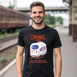 High-Speed CRH380BL China Railway elektrische trei T-shirt