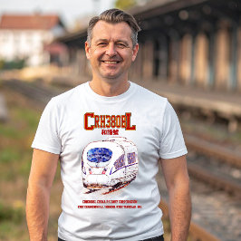High-Speed CRH380BL China Railway elektrische trei T-shirt