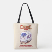 High-Speed CRH380BL China Railway elektrische trei Tote Bag (Achterkant)