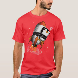 High Speed Penguin Lets Go beroemd gemaakt door To T-shirt