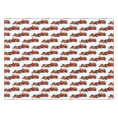 High speed racing cars cartoon illustration tafelkleed (Voorkant (Horizontaal))