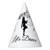 High-step dansen naar de aangepaste muziek feesthoedjes (Voorkant)