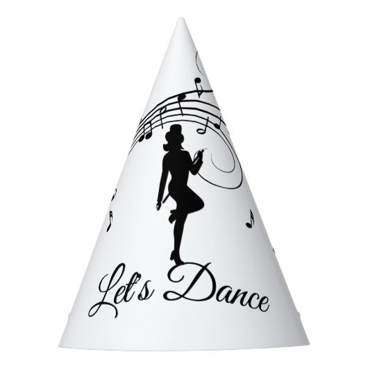 High-step dansen naar de aangepaste muziek feesthoedjes (Voorkant)