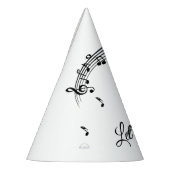 High-step dansen naar de aangepaste muziek feesthoedjes (Links)