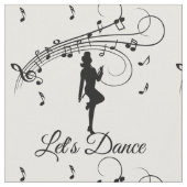 High-step dansen naar de aangepaste muziek stof (Close Up)