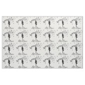 High-step dansen naar de aangepaste muziek stof (Fat Quarter)