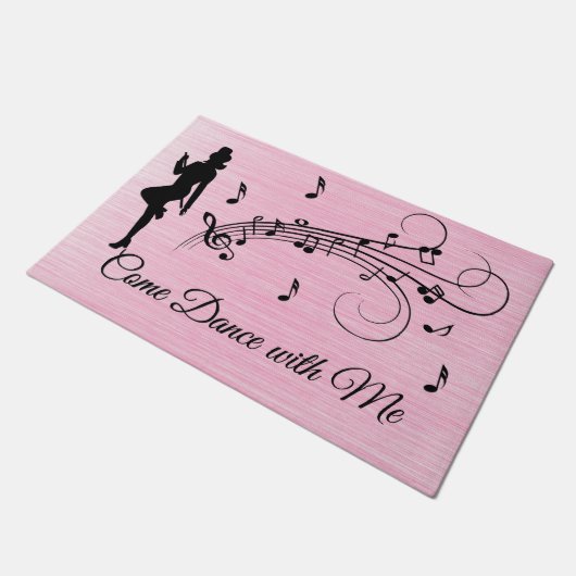 High-step dansen naar de muziek deurmat (Schuin)