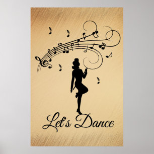High Step dansen op maat muziek Poster