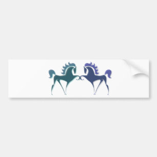 High Stepping Horse Logo Bumpersticker