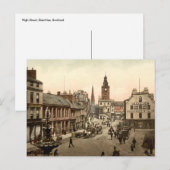 High Street, Dumfries, Schotland Briefkaart (Voorkant / Achterkant)