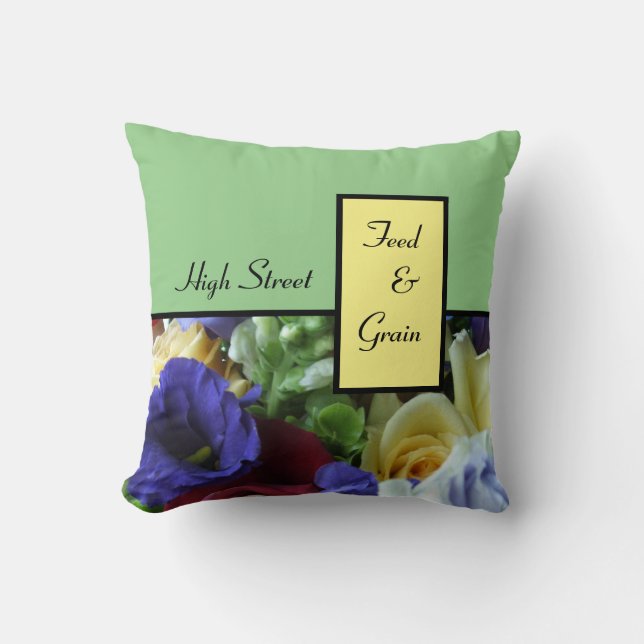 High Street Feed & Grain Kussen (Voorkant)
