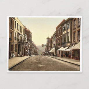 High Street, Guildford, Engeland, klassiek Photoch Briefkaart